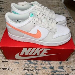 Nike Kids Sneakers - White and Orange